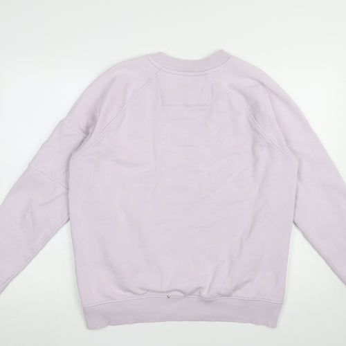 Next Men’s Purple Crew Neck Zip Pocket Sweatshirt Size M