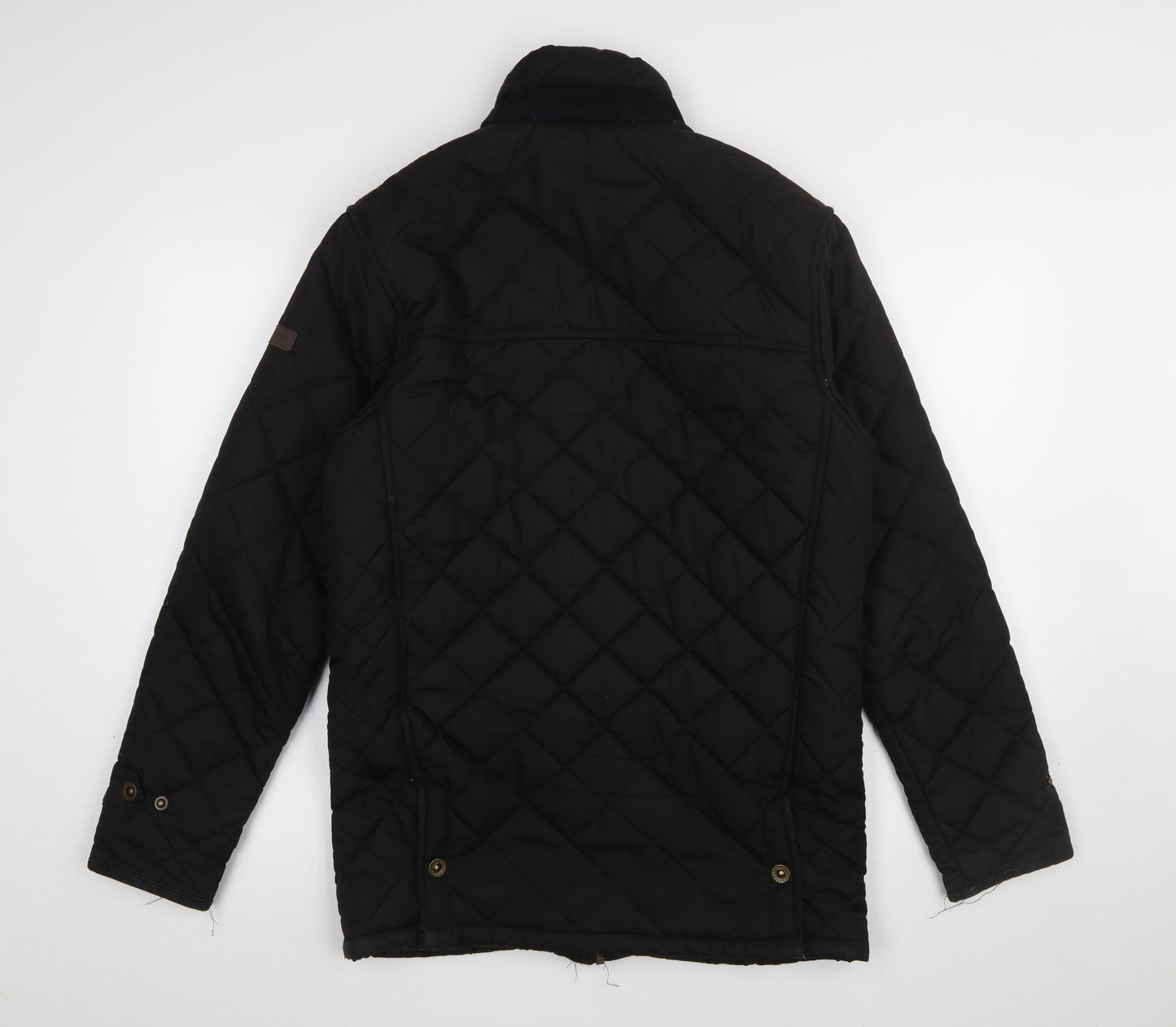 Regatta Men's Black Quilted Mid-Length Outdoor Jacket Size S