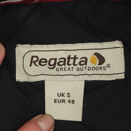 Regatta Men's Black Quilted Mid-Length Outdoor Jacket Size S