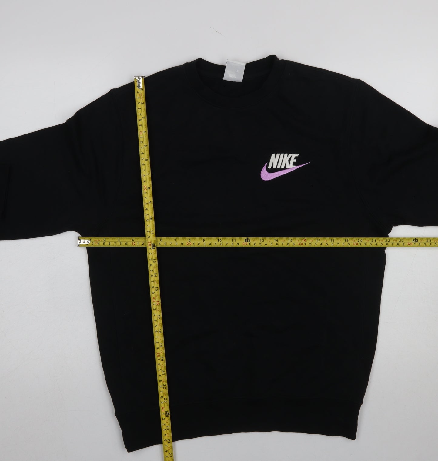 Nike Men's Black Small Pullover Crew Neck Sweatshirt