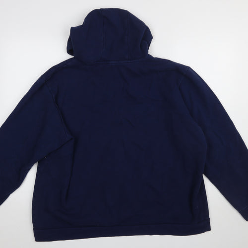 Adidas Men’s Blue 2XL Pullover Hoodie Fleece Sweatshirt
