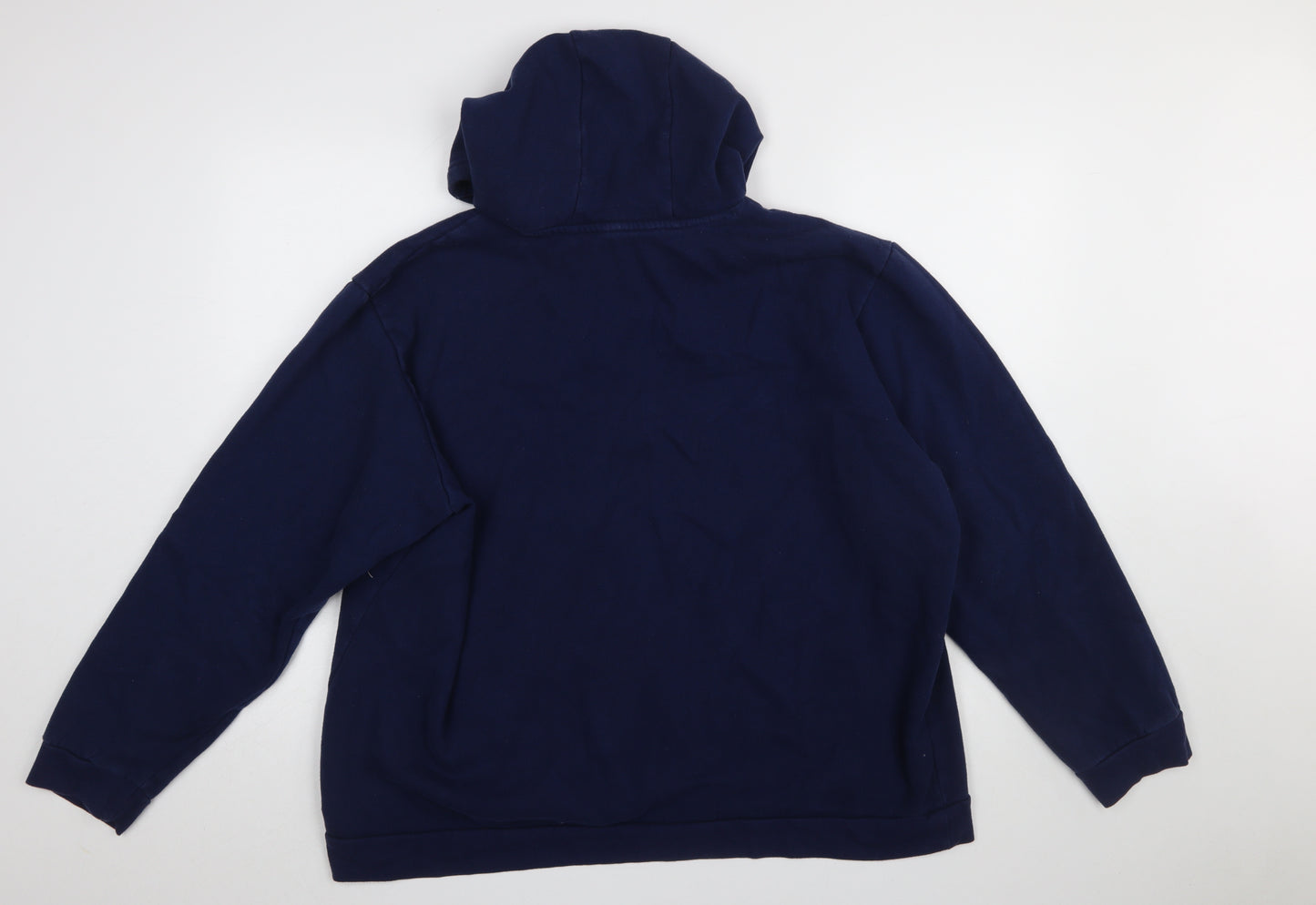 Adidas Men’s Blue 2XL Pullover Hoodie Fleece Sweatshirt