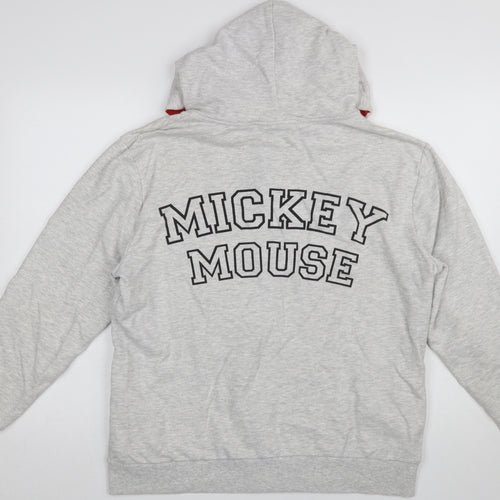 Disney Atmosphere Women's Grey Full Zip Hoodie Size 16 Mickey Mouse 1928