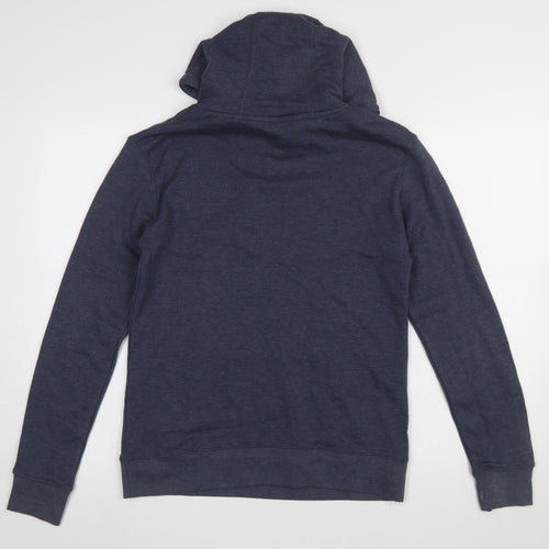 Lane Seven Mens Blue Pullover Hoodie Small Graphic Print Regular Fit