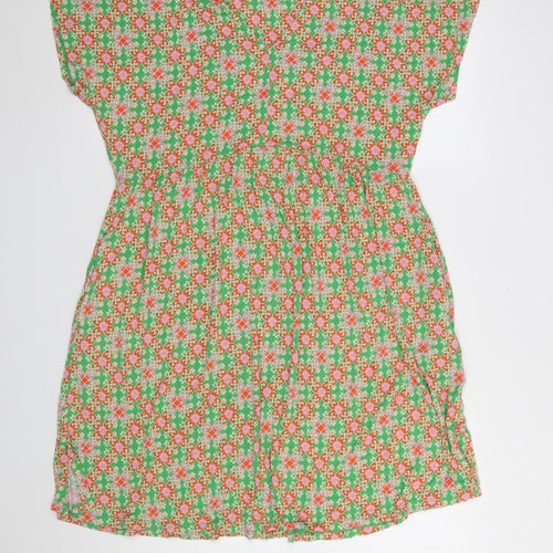 Joules Women’s Multicoloured Geometric Fit & Flare Dress L
