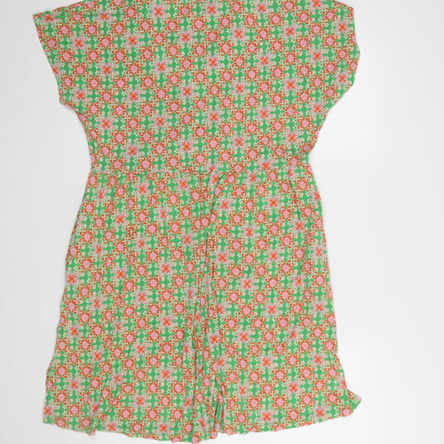 Joules Women’s Multicoloured Geometric Fit & Flare Dress L