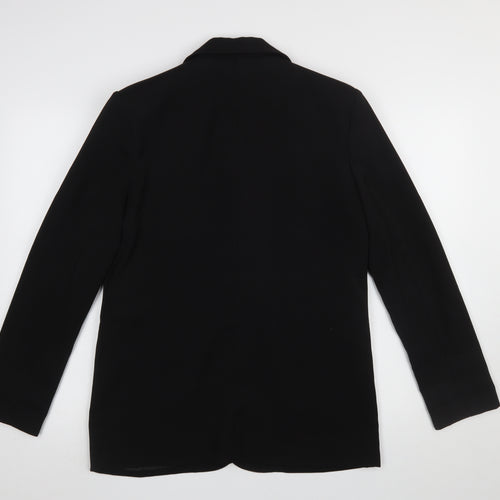 Quiz Women's Black UK 6 Slim Fit Single-Breasted Blazer