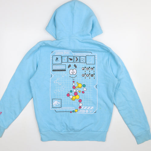 Reebok Men’s Blue XS Pullover Hoodie Jurassic Park Graphic