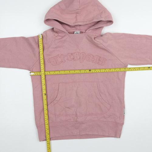 Trespass Women's Pink Pullover Hoodie Small Cotton Blend Casual