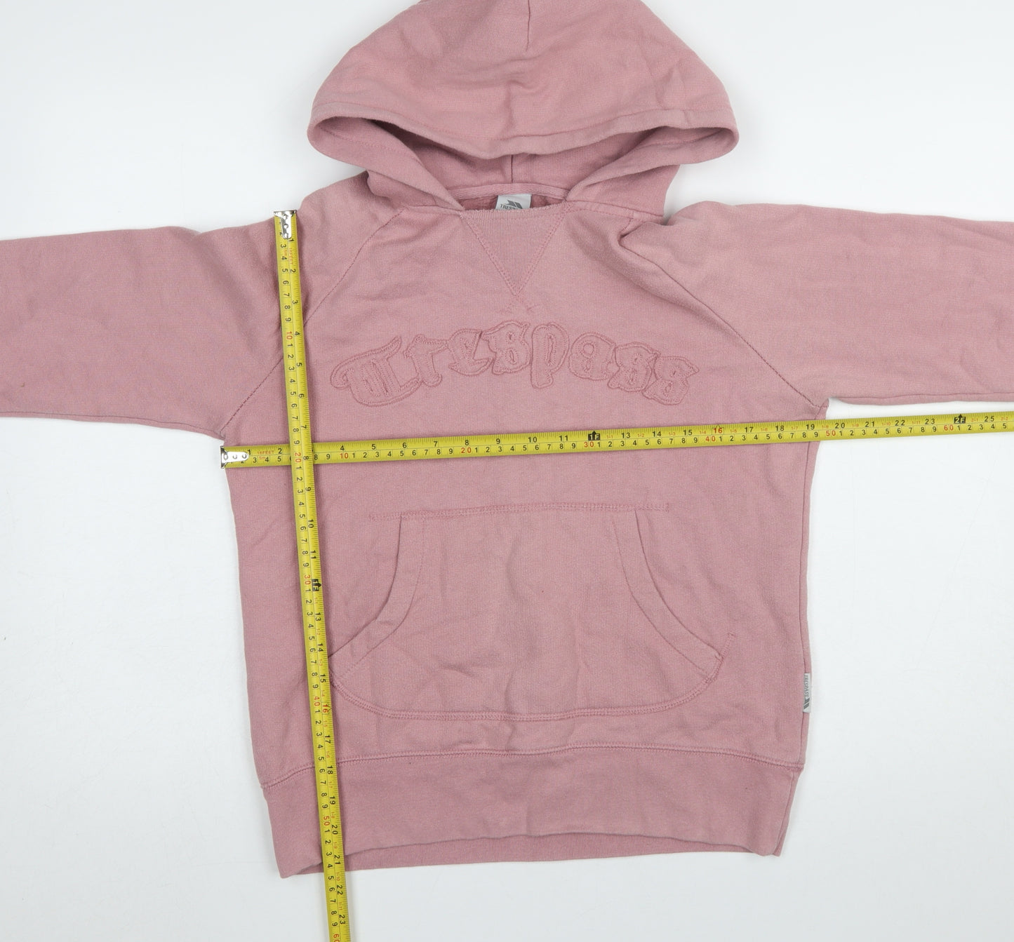 Trespass Women's Pink Pullover Hoodie Small Cotton Blend Casual