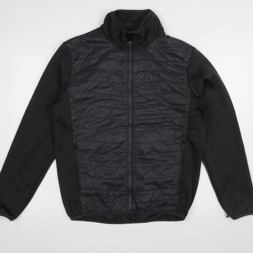 Regatta Men’s Black Softshell Padded Mid-Length Jacket Size M Outdoor Hiking