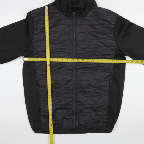 Regatta Men’s Black Softshell Padded Mid-Length Jacket Size M Outdoor Hiking
