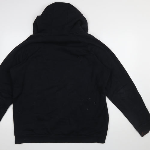 Under Armour Men's Black XL Pullover Hoodie with Logo Graphic Print
