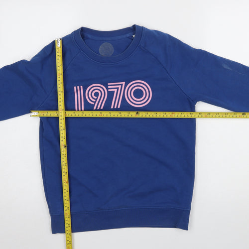 Stanley/Stella Womens Blue 1970 Graphic Pullover Sweatshirt XXS