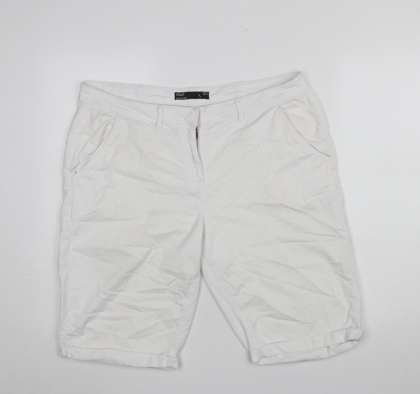 St. Bernard for Dunnes Stores Women's White Size 16 Bermuda Shorts