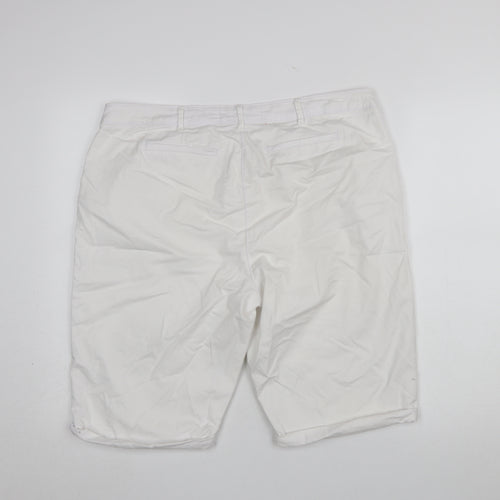 St. Bernard for Dunnes Stores Women's White Size 16 Bermuda Shorts
