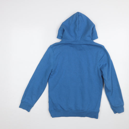 Billabong Boys Blue Pullover Hoodie Size 10 Cotton Blend Casual