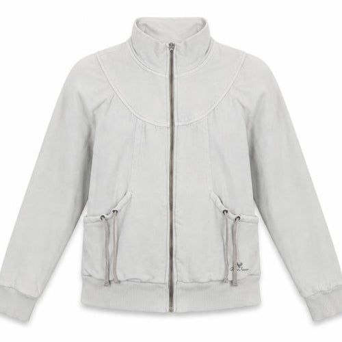 Pepe Jeans Women's Grey Full Zip Sweatshirt Size L Cotton Casual