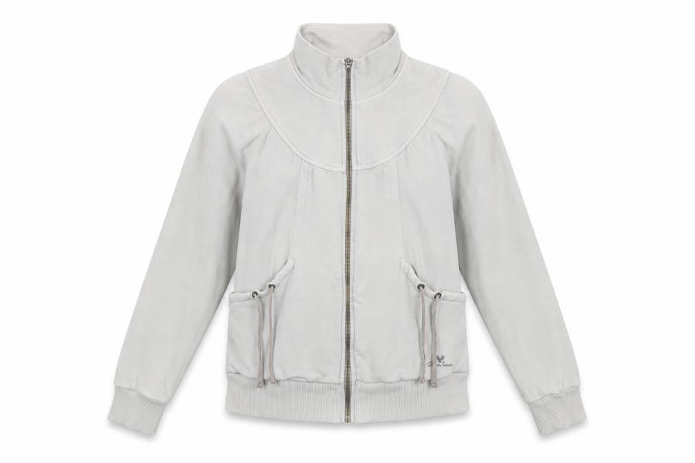 Pepe Jeans Women's Grey Full Zip Sweatshirt Size L Cotton Casual