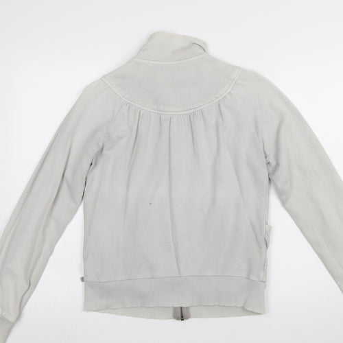 Pepe Jeans Women's Grey Full Zip Sweatshirt Size L Cotton Casual
