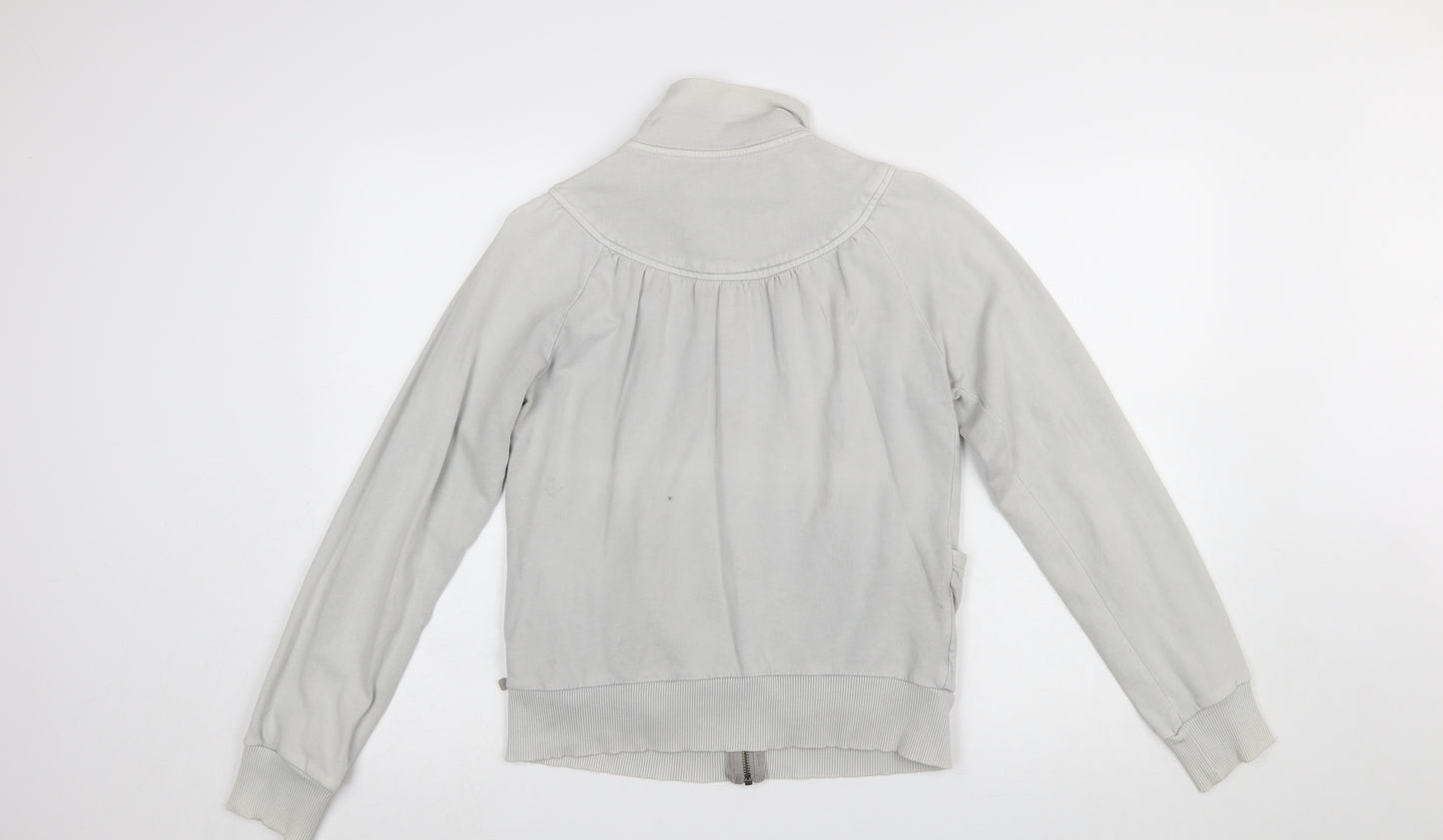 Pepe Jeans Women's Grey Full Zip Sweatshirt Size L Cotton Casual