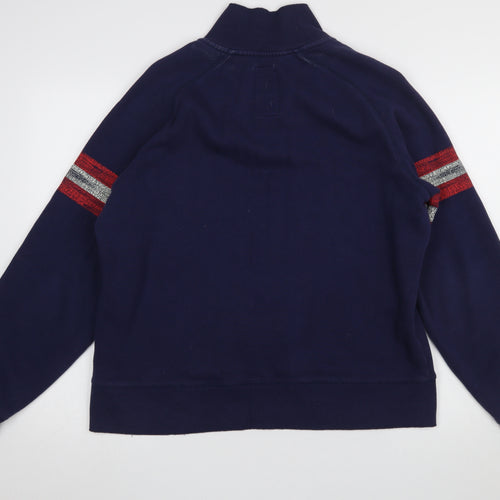 Reebok NFL Vintage Men's Blue XL Henley Sweatshirt New England Patriots
