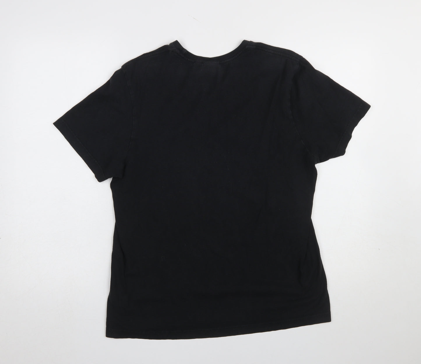 adidas Women's Black Sports Graphic Short Sleeve Cotton T-Shirt M