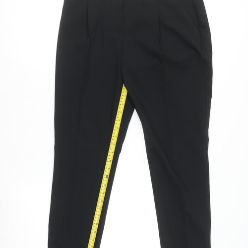 Dorothy Perkins Women’s Black Size 10 Cropped Trousers Workwear