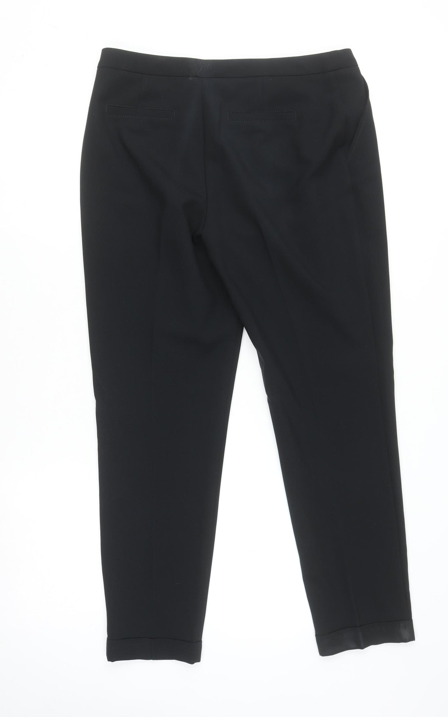 Dorothy Perkins Women’s Black Size 10 Cropped Trousers Workwear