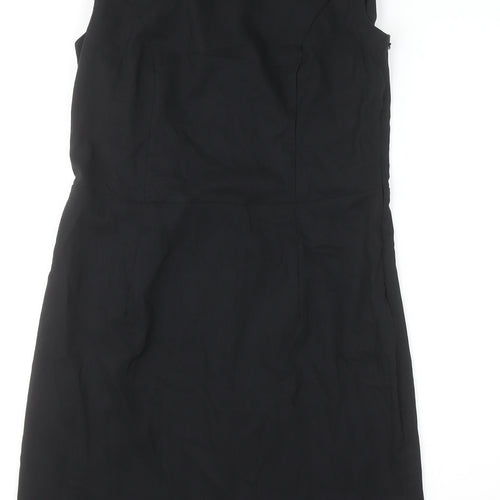 Seppälä Woman Black Sleeveless Sheath Dress Size 8 Workwear