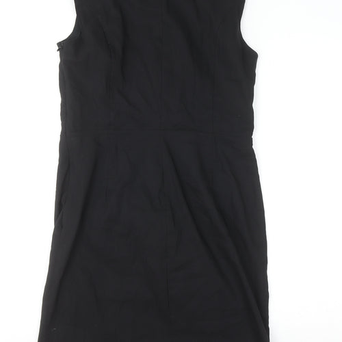 Seppälä Woman Black Sleeveless Sheath Dress Size 8 Workwear