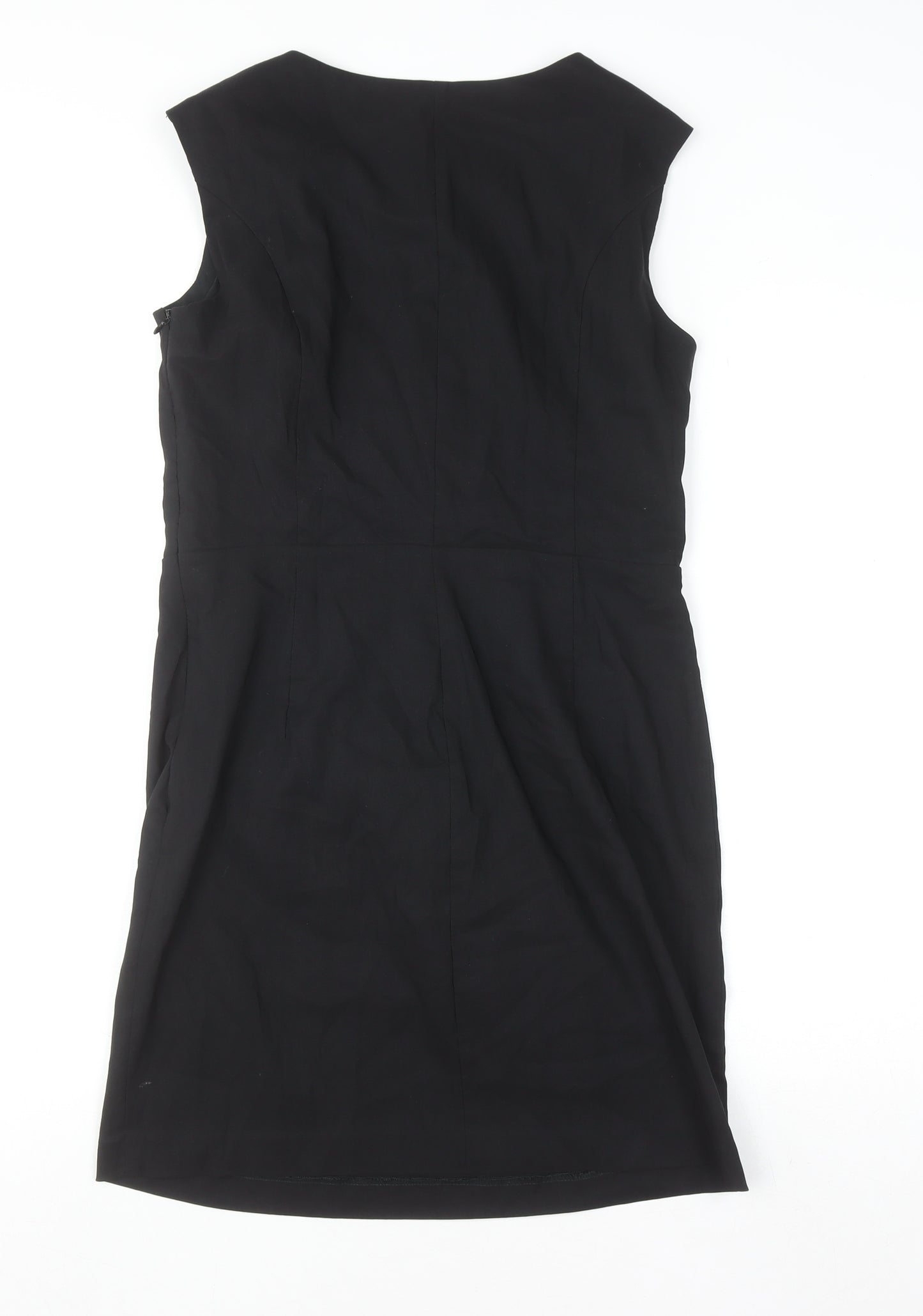 Seppälä Woman Black Sleeveless Sheath Dress Size 8 Workwear