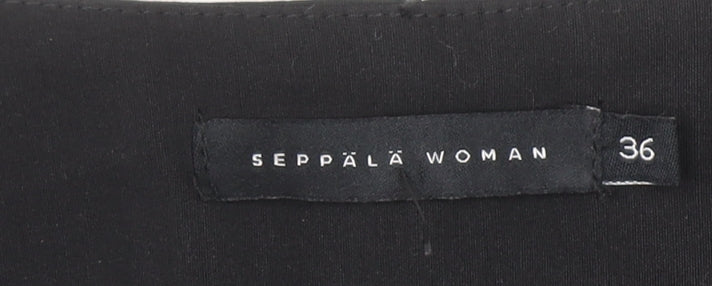 Seppälä Woman Black Sleeveless Sheath Dress Size 8 Workwear