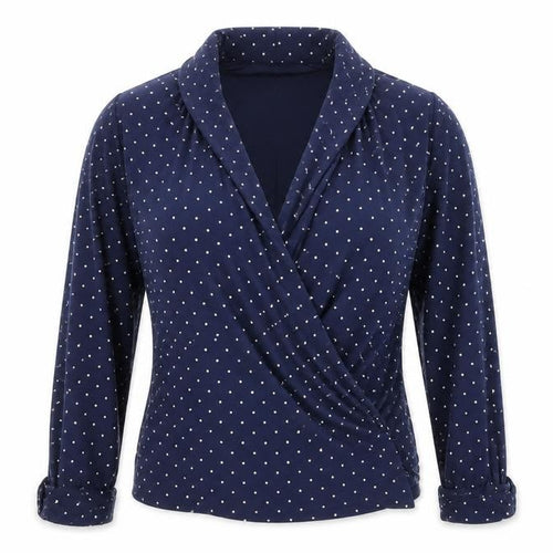 Marks and Spencer Women Blue Polka Dot Jersey Cardigan Size 12