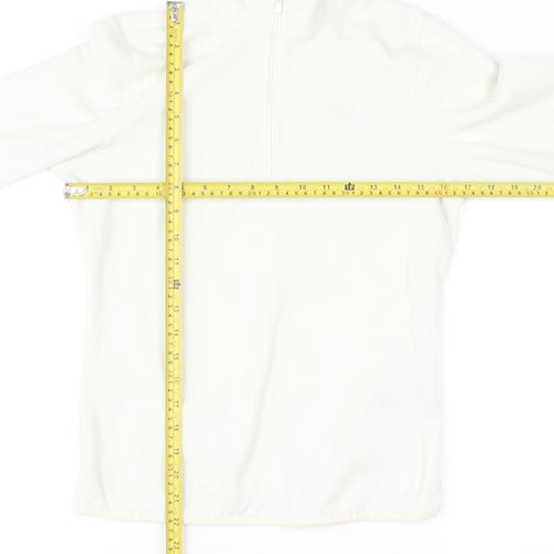 The North Face Women's White Fleece Pullover Hoodie S