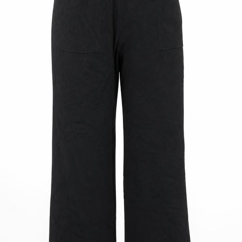 Kate Spade Women’s Black Knit Sweatpants Size S Elastic Waist Comfort Trousers