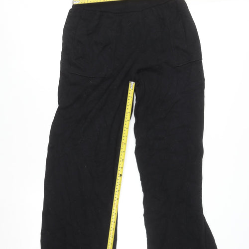 Kate Spade Women’s Black Knit Sweatpants Size S Elastic Waist Comfort Trousers