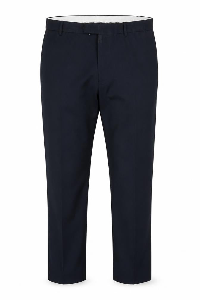 Dunnes Stores Men's Navy 42in Regular Fit Dress Trousers