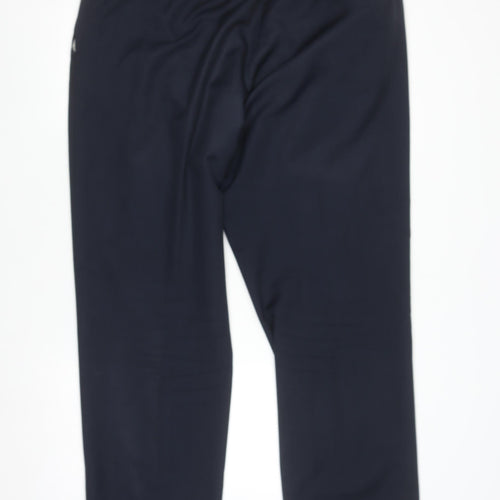 Dunnes Stores Men's Navy 42in Regular Fit Dress Trousers