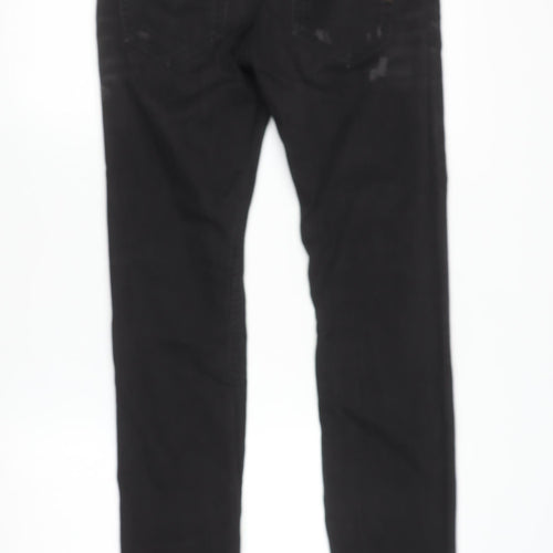 Diesel Men's Black Slim Fit Straight Denim Jeans Size 31