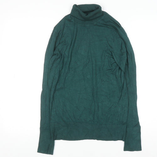 Dunnes Womens Green Roll Neck Knit Jumper Size M