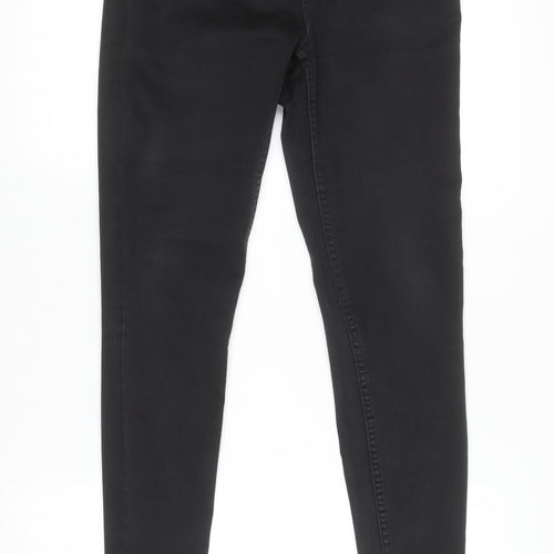 Pieces Womens Black Skinny High Rise Stretch Jeans Size M