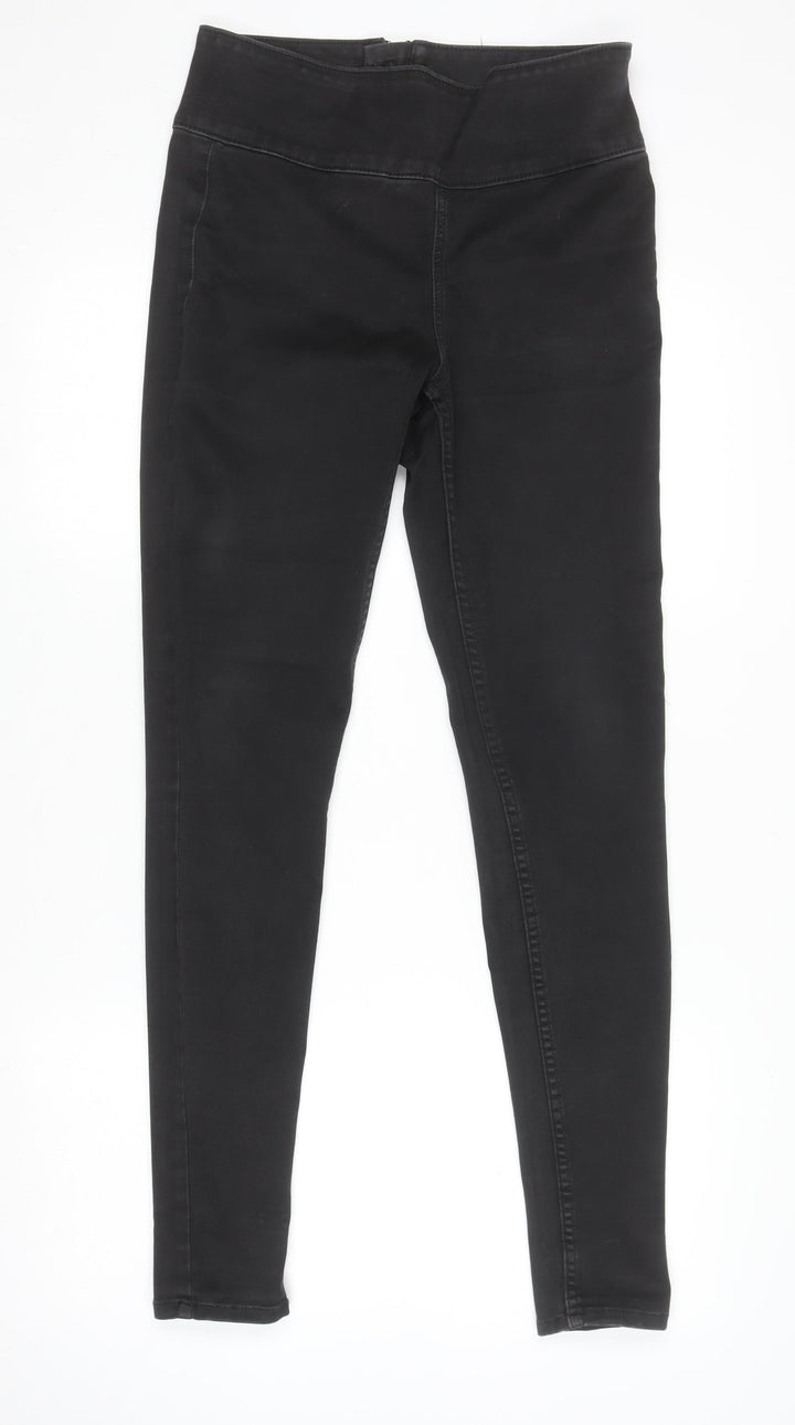 Pieces Womens Black Skinny High Rise Stretch Jeans Size M