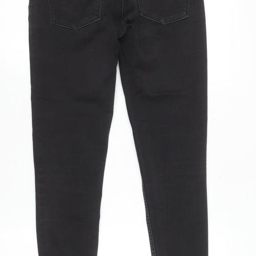 Pieces Womens Black Skinny High Rise Stretch Jeans Size M