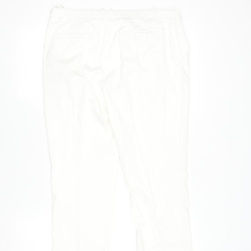 Dunnes Women’s White Chino Stretch Trousers Size 12