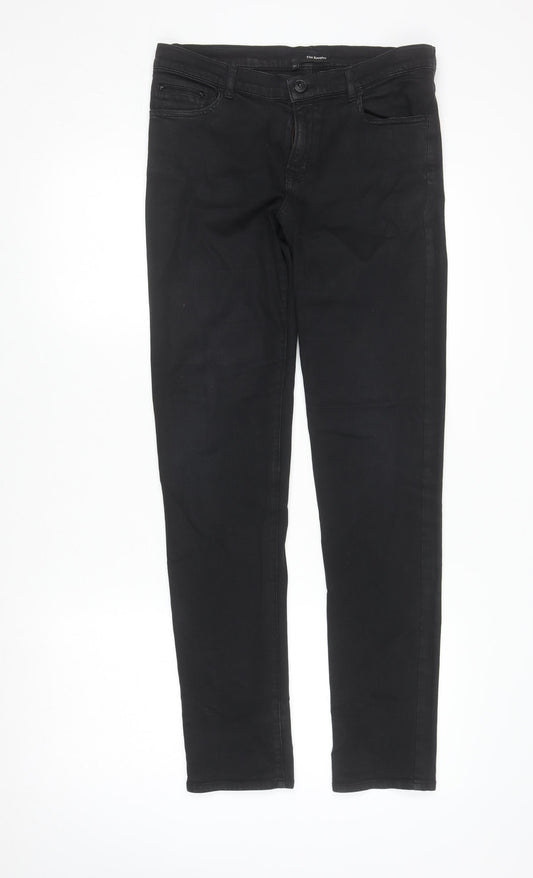 The Kooples Womens Black Skinny Jeans Size 28 Slim Fit Stretch Denim