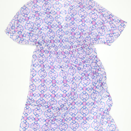Dunnes Stores Women’s Pink Geometric Midi A-Line Dress Size 14