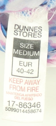 Dunnes Stores Women’s Pink Geometric Midi A-Line Dress Size 14