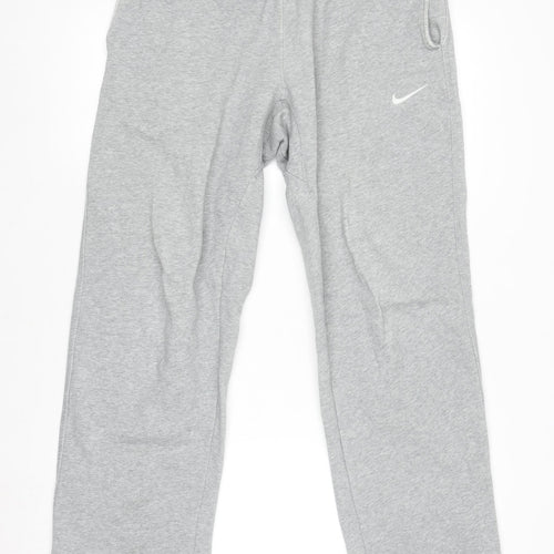Nike Mens Grey Small Regular Fit Sweatpants Activewear Trousers