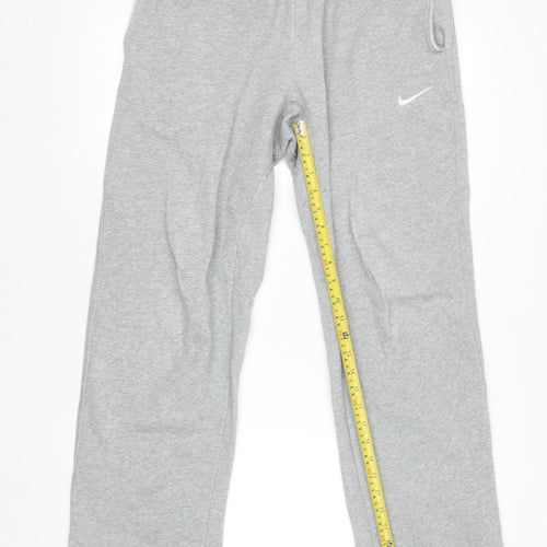 Nike Mens Grey Small Regular Fit Sweatpants Activewear Trousers